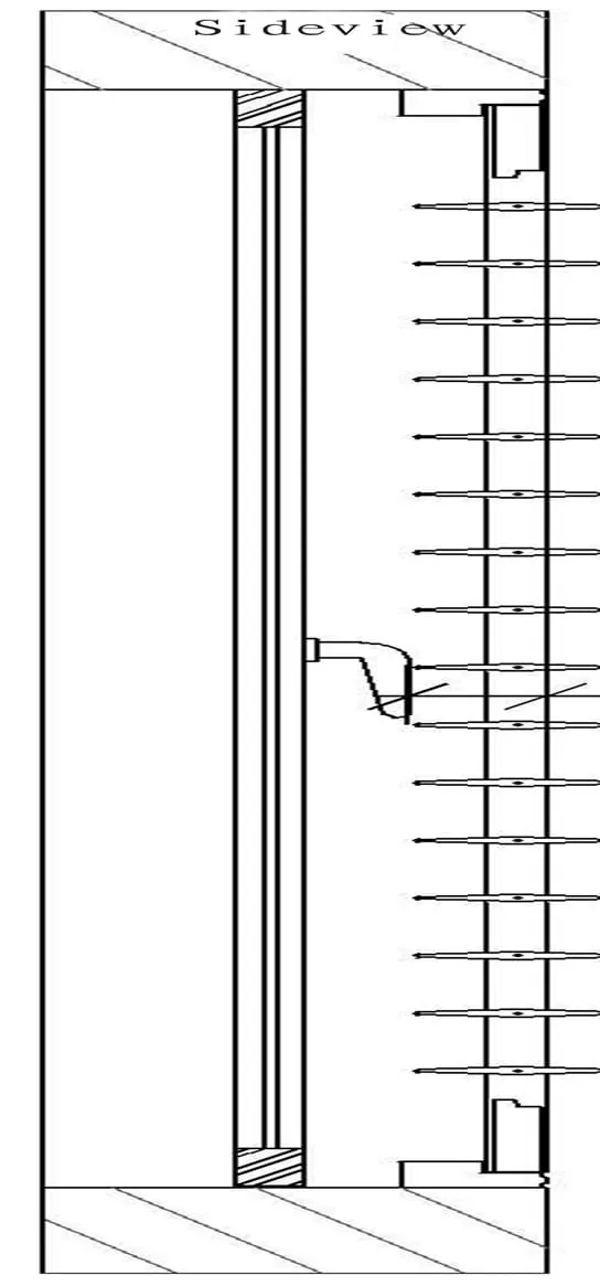 Shutter side view measurement image